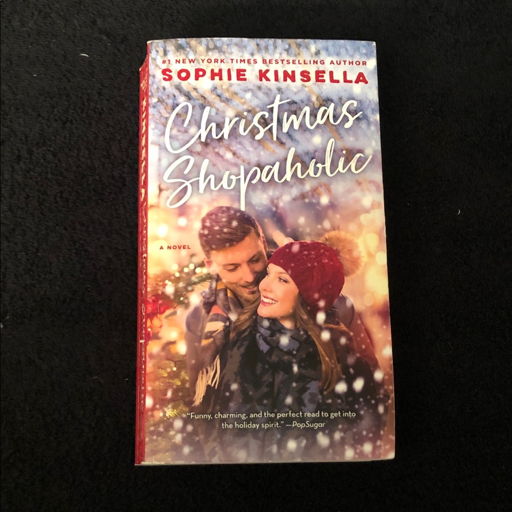Sophie Kinsella "Christmas Shopaholic" Paperback - Red Accents